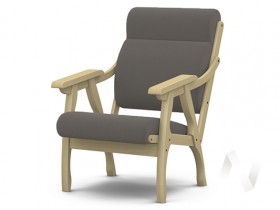 Кресло Вега-10 (бесцветный лак/ULTRA STONE) в Подтёсово - podtyosovo.katalogmebeli.com | фото 1