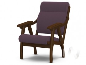 Кресло Вега-10 (орех лак/ULTRA PLUM) в Подтёсово - podtyosovo.katalogmebeli.com | фото